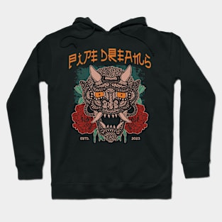 Hannya mask patterns Hoodie